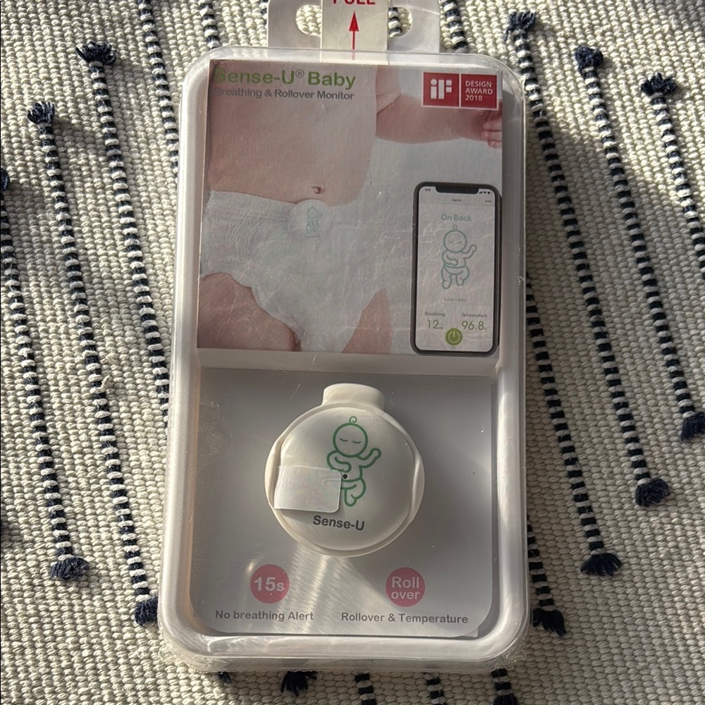 Sense-U Baby Breathing & Rollover Monitor